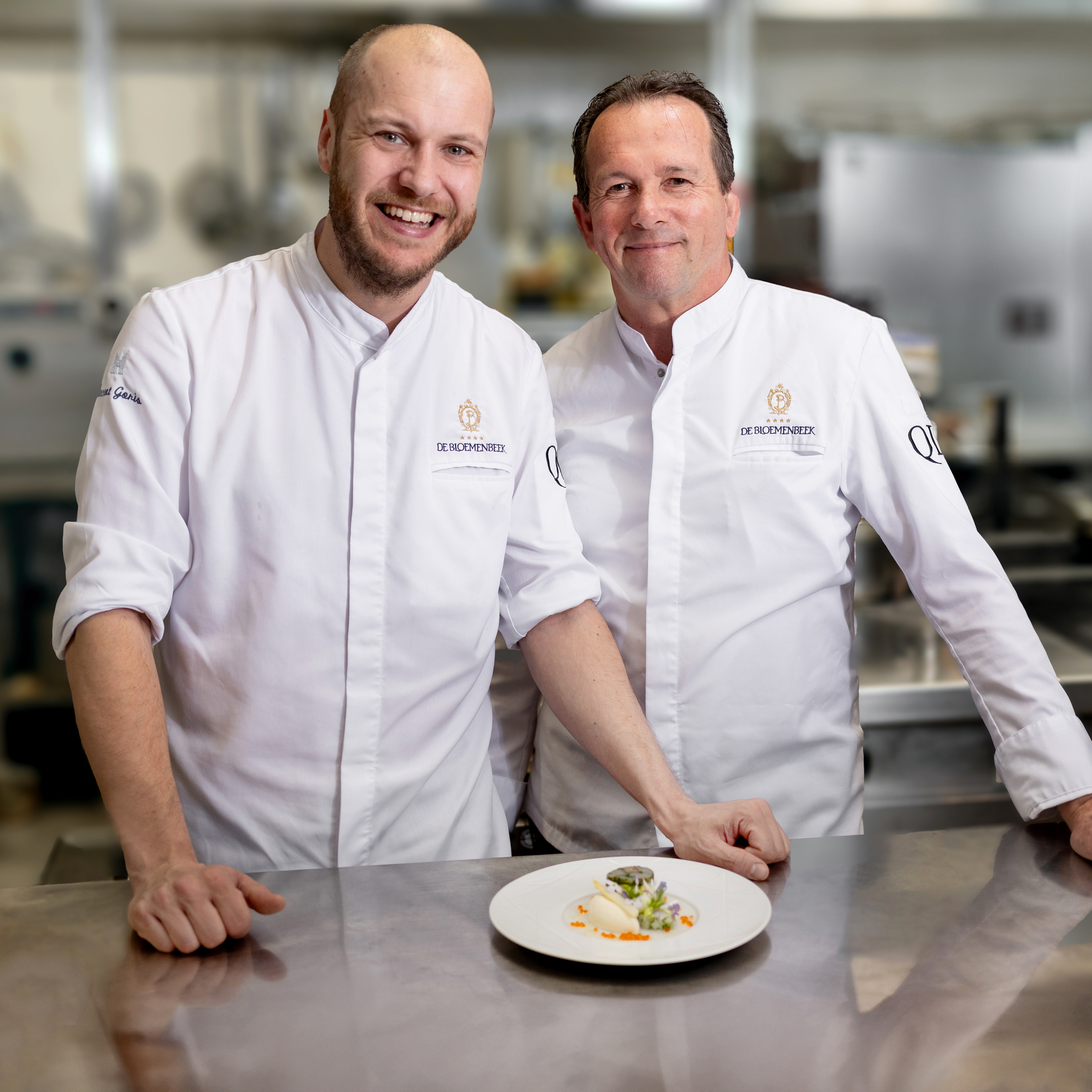 Chef-kok Michel van Riswijk & Chef de Cuisine Vincent Goris